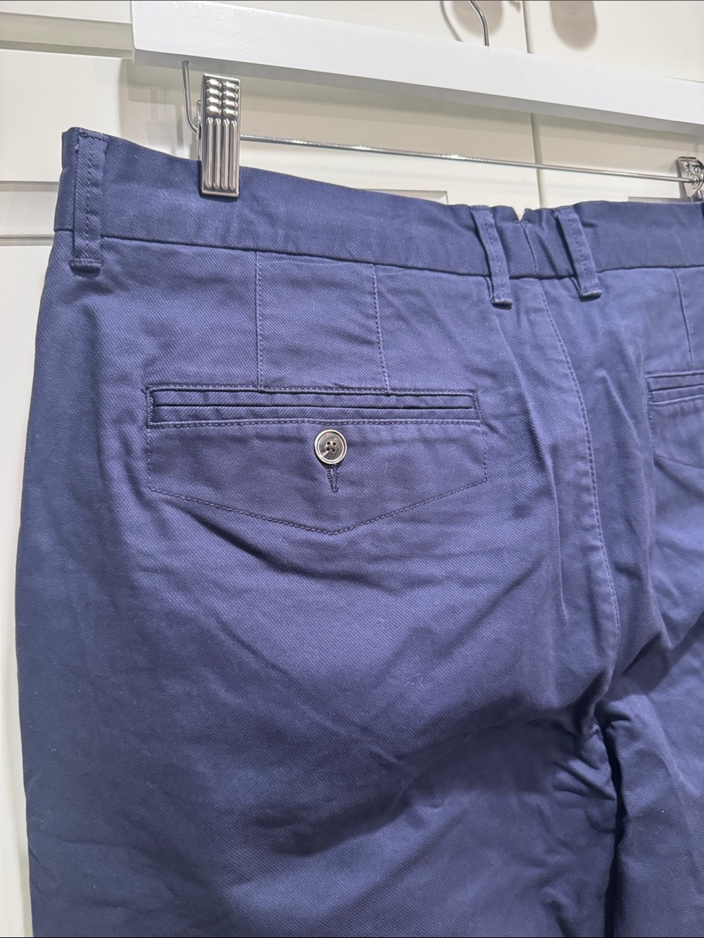 Perk NWT Stretch Chino Pants Navy Blue Slim Fit Men’s Size 36X32 - Picture 3 of 7